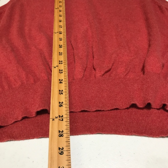 Peter Millar Luxury Blend Golf Sweater Vest Cotton Cashmere Salmon Mens XL - Picture 6 of 9